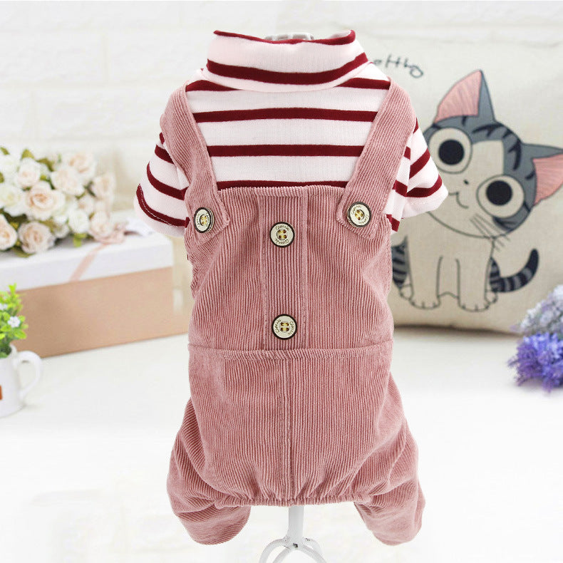 KFX-4363325 Four-Legged Pet Clothes for Dogs – Available in Sizes XS to XL, Comfortable Polyester Material