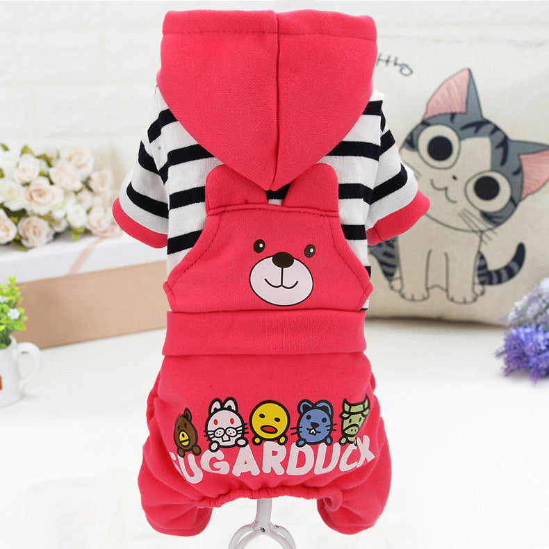 KFX-4363325 Four-Legged Pet Clothes for Dogs – Available in Sizes XS to XL, Comfortable Polyester Material
