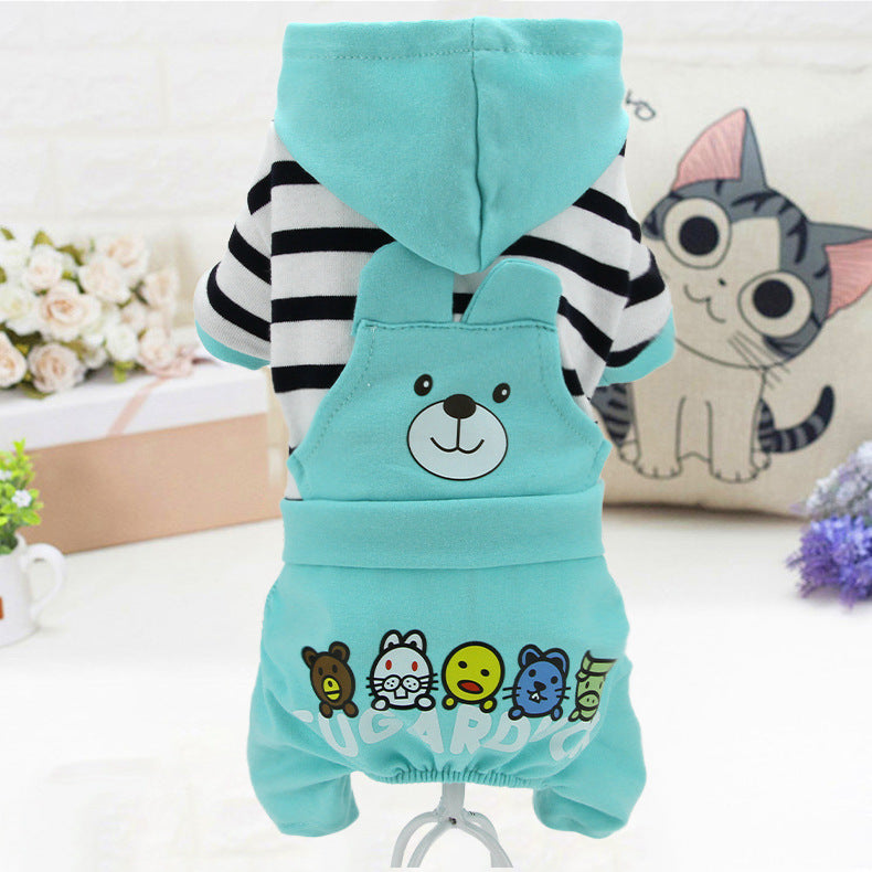 KFX-4363325 Four-Legged Pet Clothes for Dogs – Available in Sizes XS to XL, Comfortable Polyester Material