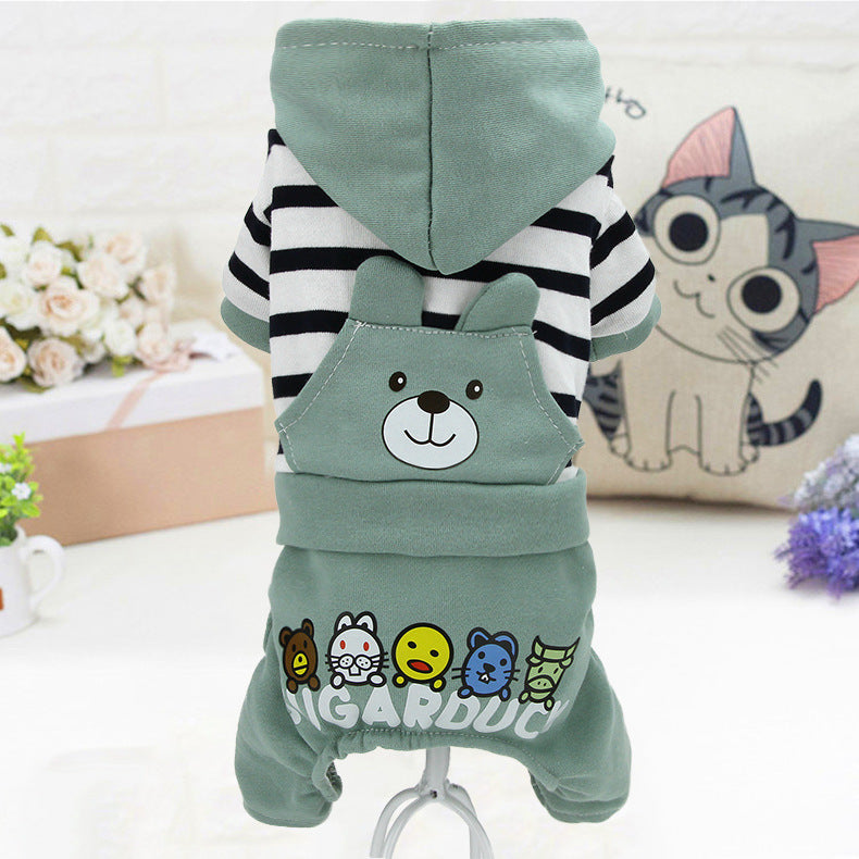 KFX-4363325 Four-Legged Pet Clothes for Dogs – Available in Sizes XS to XL, Comfortable Polyester Material