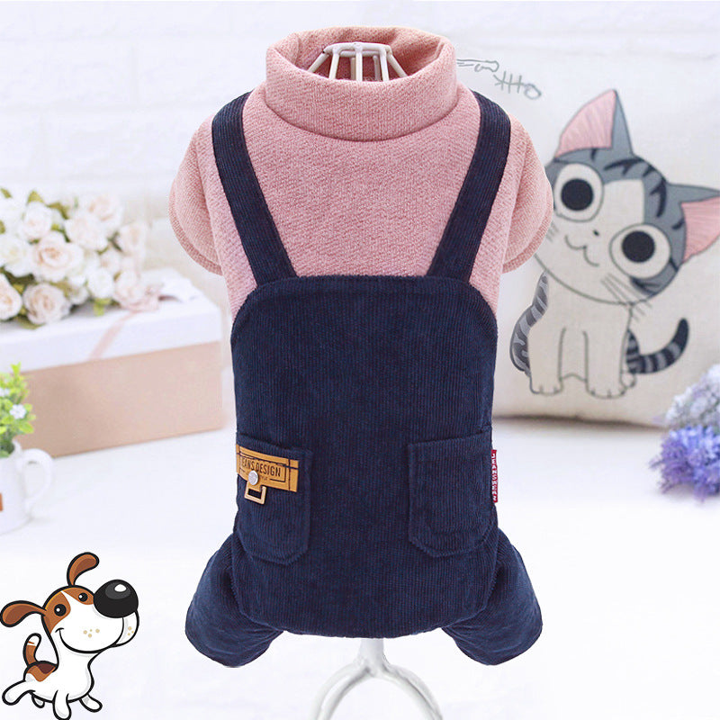 KFX-4363325 Four-Legged Pet Clothes for Dogs – Available in Sizes XS to XL, Comfortable Polyester Material