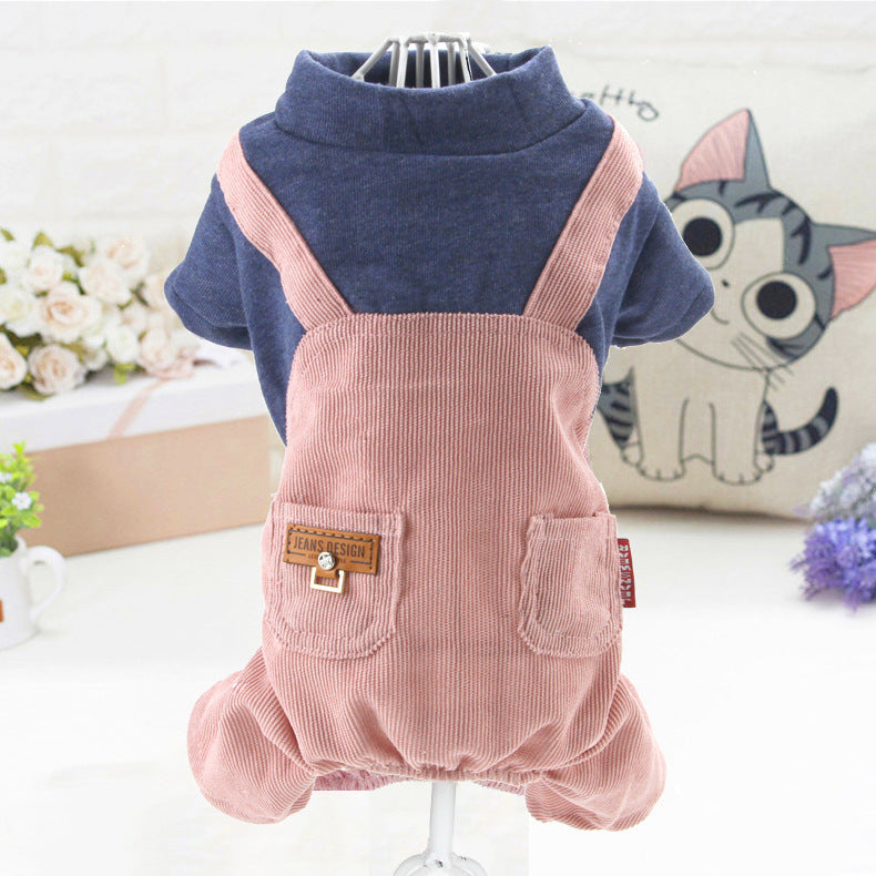 KFX-4363325 Four-Legged Pet Clothes for Dogs – Available in Sizes XS to XL, Comfortable Polyester Material