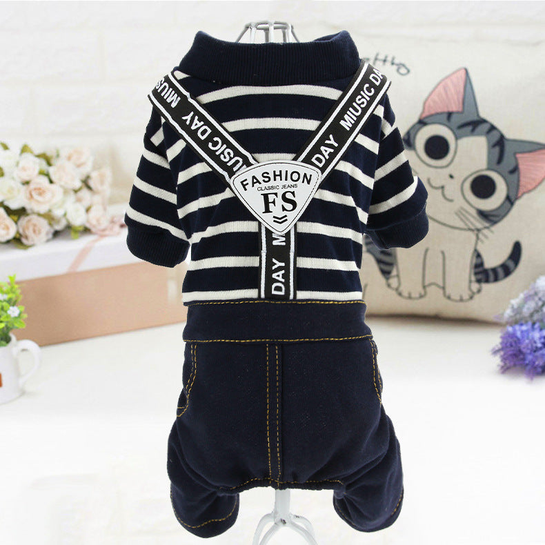 KFX-4363325 Four-Legged Pet Clothes for Dogs – Available in Sizes XS to XL, Comfortable Polyester Material