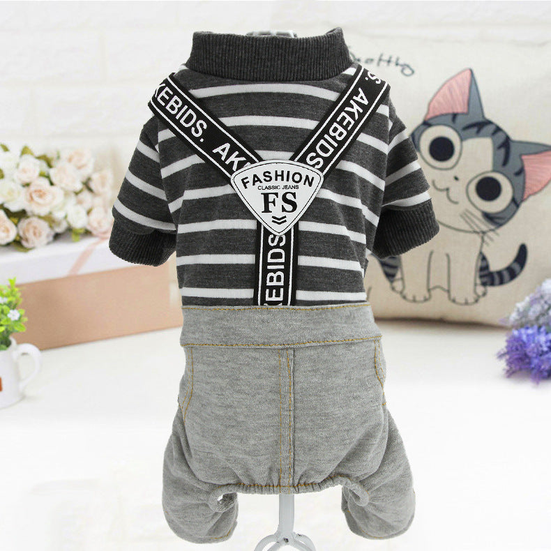 KFX-4363325 Four-Legged Pet Clothes for Dogs – Available in Sizes XS to XL, Comfortable Polyester Material