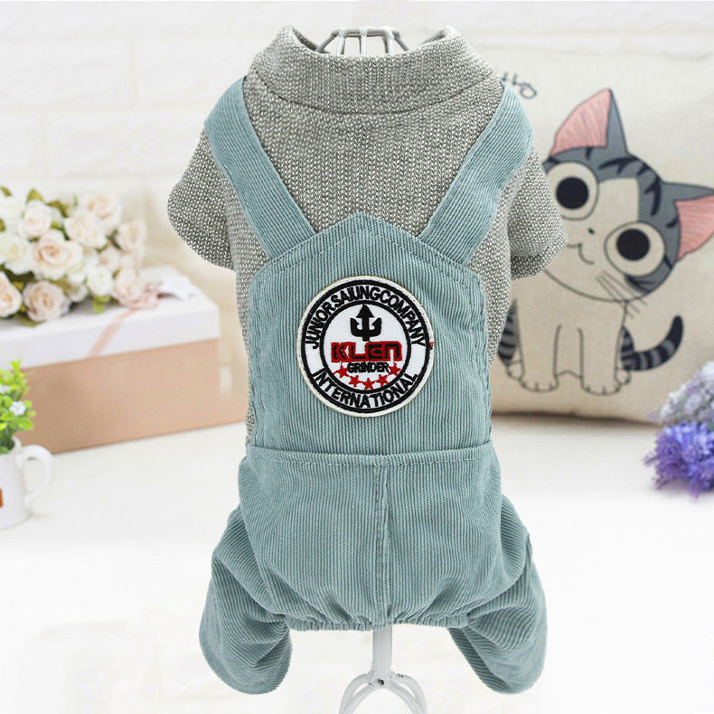 KFX-4363325 Four-Legged Pet Clothes for Dogs – Available in Sizes XS to XL, Comfortable Polyester Material
