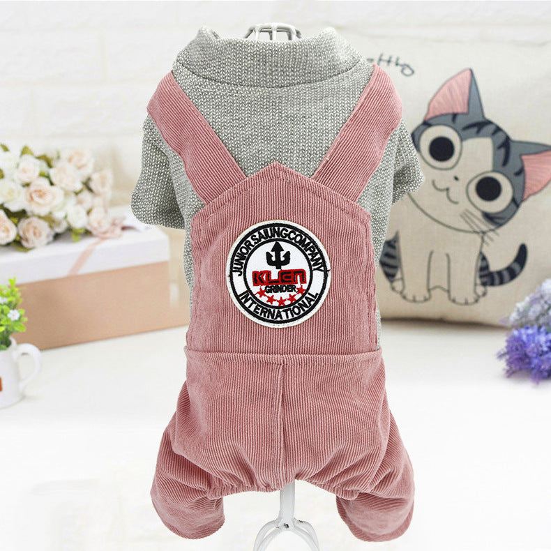 KFX-4363325 Four-Legged Pet Clothes for Dogs – Available in Sizes XS to XL, Comfortable Polyester Material
