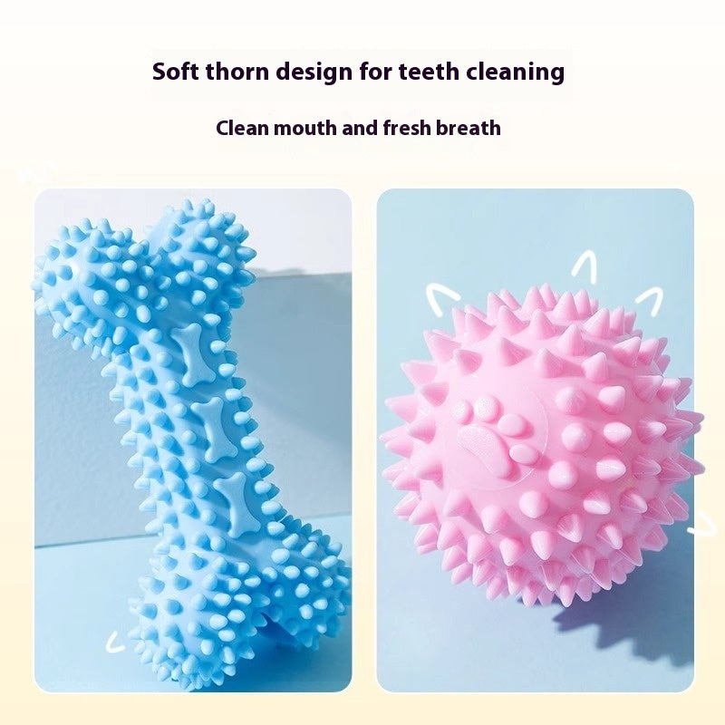 KFX-4366397 Durable Bite-Resistant Dog Toy in Multiple Colors and Shapes for Playful Pets