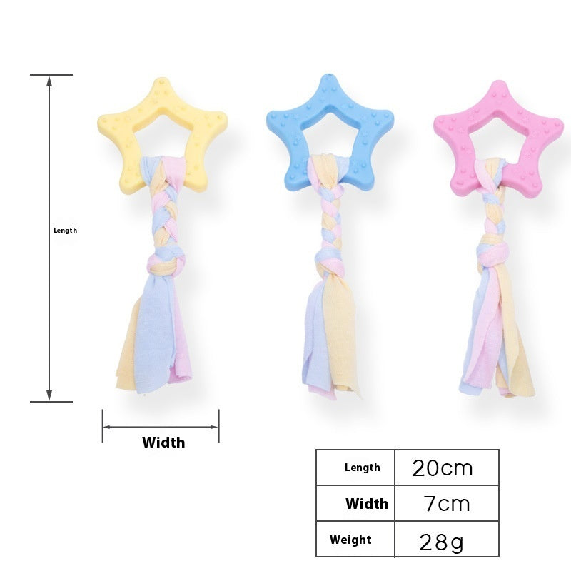 KFX-4366397 Durable Bite-Resistant Dog Toy in Multiple Colors and Shapes for Playful Pets