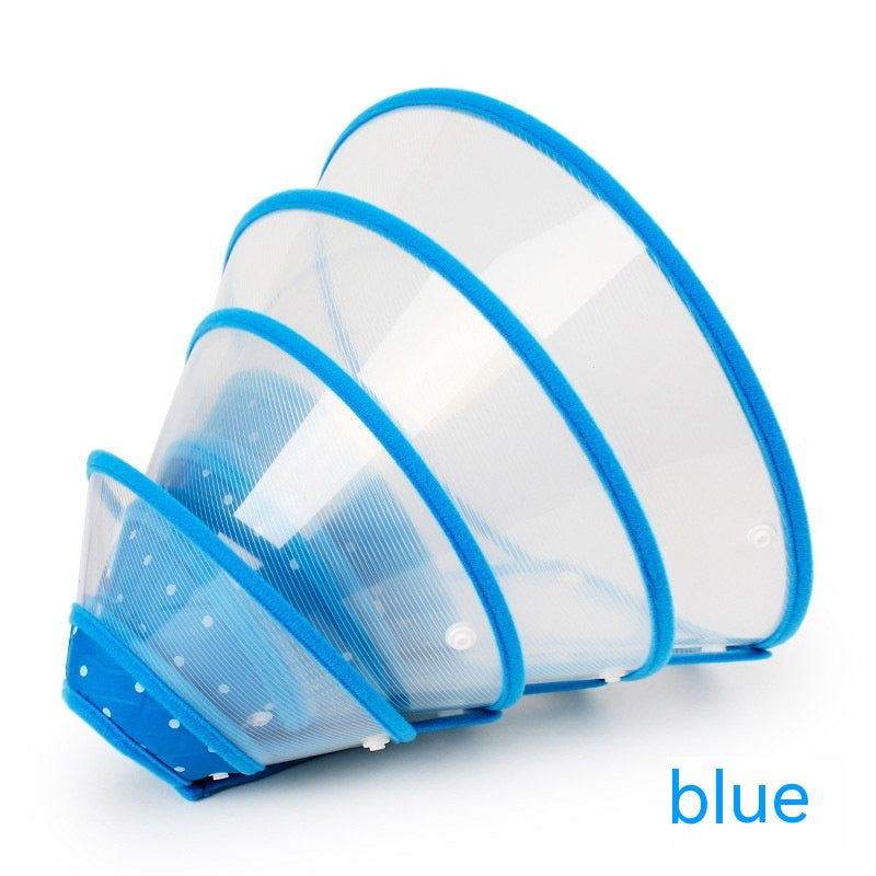 KFX-4366525 Anti-Bite Protective Cover for Pets - Soft Edge Postoperative Recovery Collar in Multiple Colors