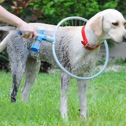 KFX-4366781 Pet Shower Brush for Dogs - ABS Bathing Device for Convenient Grooming