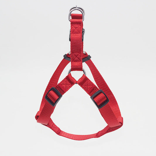 KFX-4368189 Durable Nylon Pet Chest Harness - Adjustable Sizes in Multiple Colors