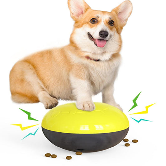KFX-4369725 Sound Producing Chew Toy Ball - Durable TPR Material in Lake Blue, Green, or Yellow, Ideal for Gift Giving