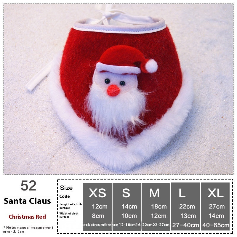 KFX-4380989 Pet Holiday Dress Up Scarf with Butterfly Bow Tie - Various Festive Colors Available
