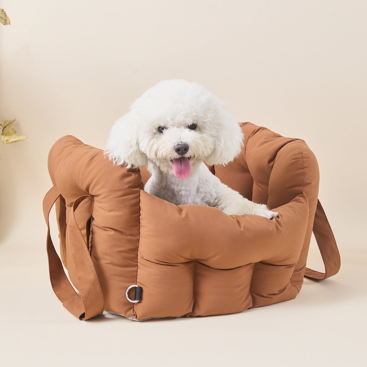 KFX-4382653 Portable Dog and Cat Safety Seat - Versatile Pet Carrier Backpack for Front Passenger Seat
