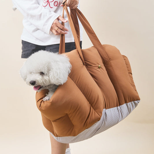 KFX-4382653 Portable Dog and Cat Safety Seat - Versatile Pet Carrier Backpack for Front Passenger Seat