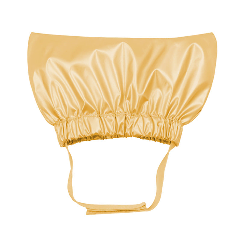 KFX-4385213 Adjustable Waterproof Shower Cap for Cats and Dogs - Monochrome Design in Silver, Pink, Gold