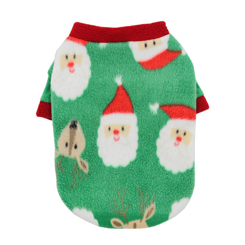 KFX-4391229 Cozy Christmas Dog Sweater in Fleece - Multiple Festive Designs and Sizes