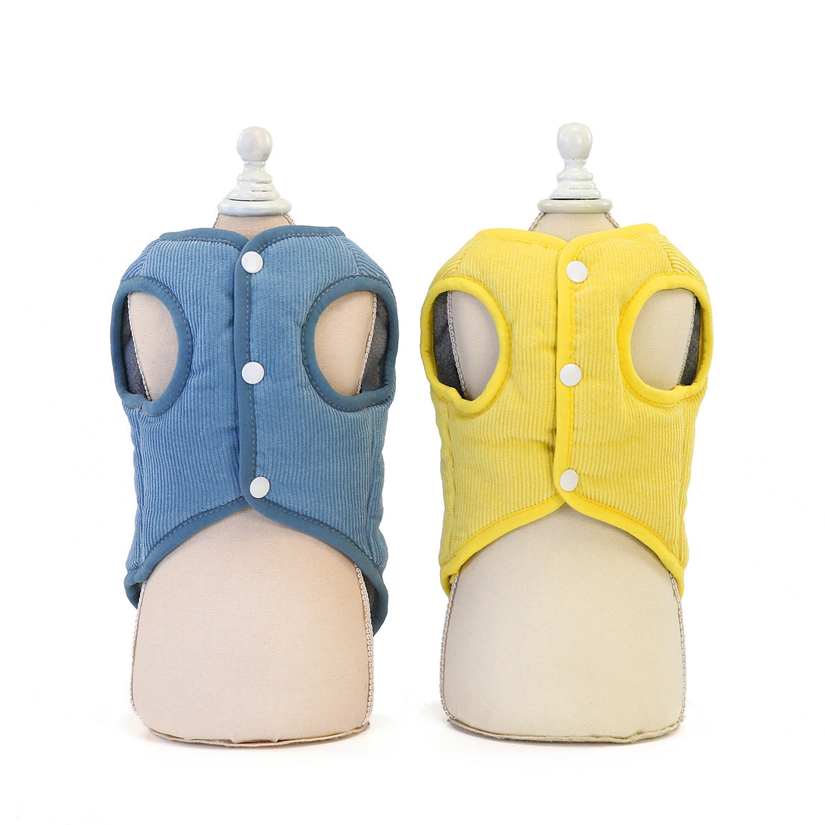 KFX-4392509 Cozy Cotton Pet Dog Vest with Bear Embroidery for Autumn and Winter