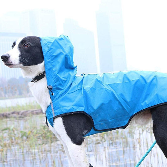 KFX-4393533 Waterproof Pet Raincoat for Easy Wear - Available in Multiple Colors and Sizes