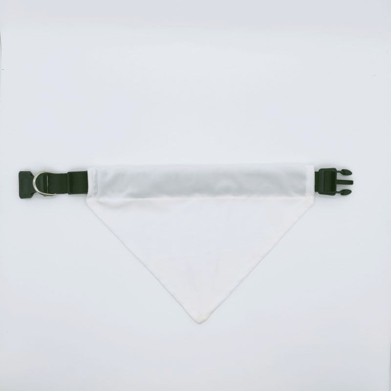 KFX-4399165 Personalized Adjustable Thermal Transfer Dog Scarf - Casual Style, Multiple Sizes Available