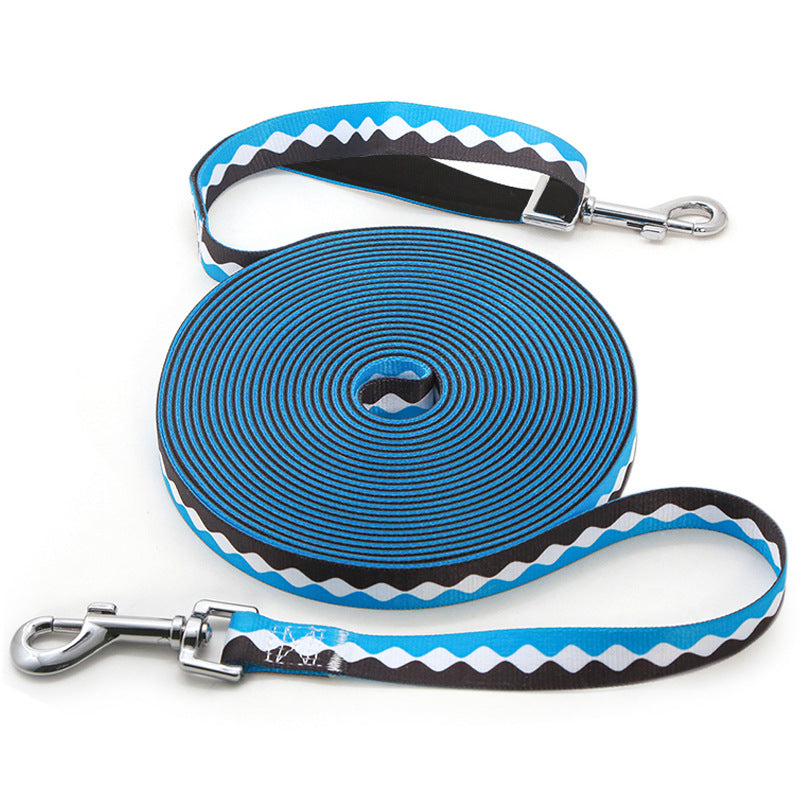 KFX-4401469 Pet Traction Rope for Dogs - Length Options Up to 15 Meters, Polyester Training Leash for All Sizes