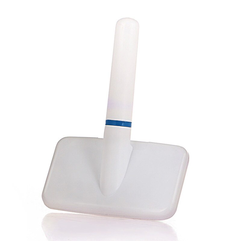 KFX-4403261 Fur Collar White Needle Comb for Dog and Cat Grooming with Protective Head and Plastic Handle