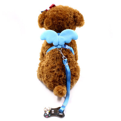 KFX-4406717 Little Angel Wings Dog Leash - Nylon Chest Strap for Small Dogs in Multiple Colors
