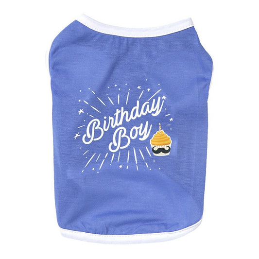 KFX-4407997 Lightweight Cotton Teddy Pet Pullover for Spring and Summer - Short Sleeve