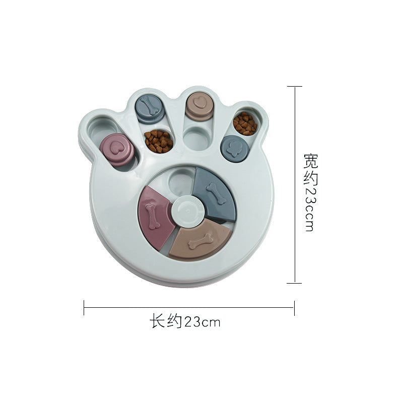 KFX-4408253 Slow Feed Interactive Dog Bowl for Healthy Eating and Engagement - Non-Slip Design, Available in 3 Colors