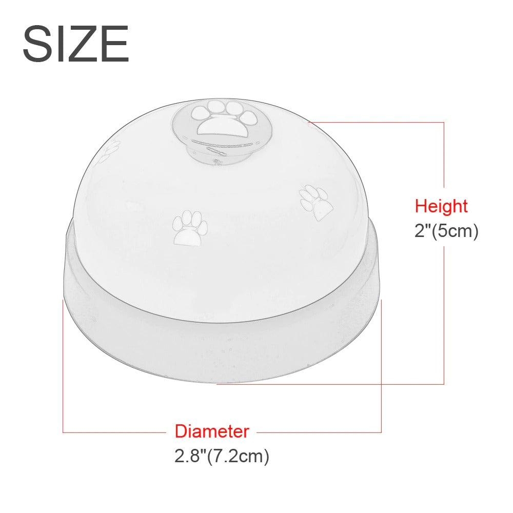 KFX-4408893 Interactive Dog Training Bell with Non-Skid Rubber Base for Potty Training and Feeding Reminders, Available in Multiple Colors