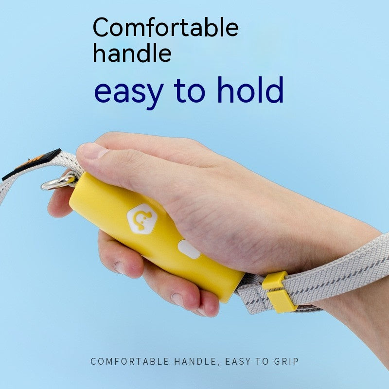 KFX-4412989 Stretchable Dog Leash for Small to Medium Breeds - Durable Nylon Material in Black, White, or Yellow