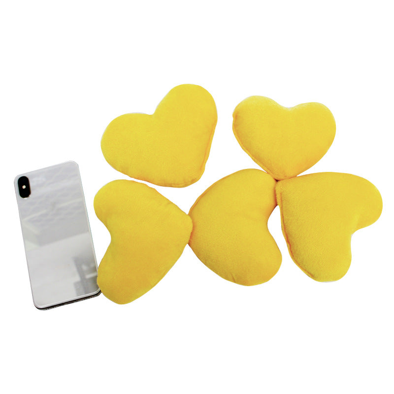 KFX-4414013 Plush Yellow Dog Chew Toy for Biting and Teething Relief