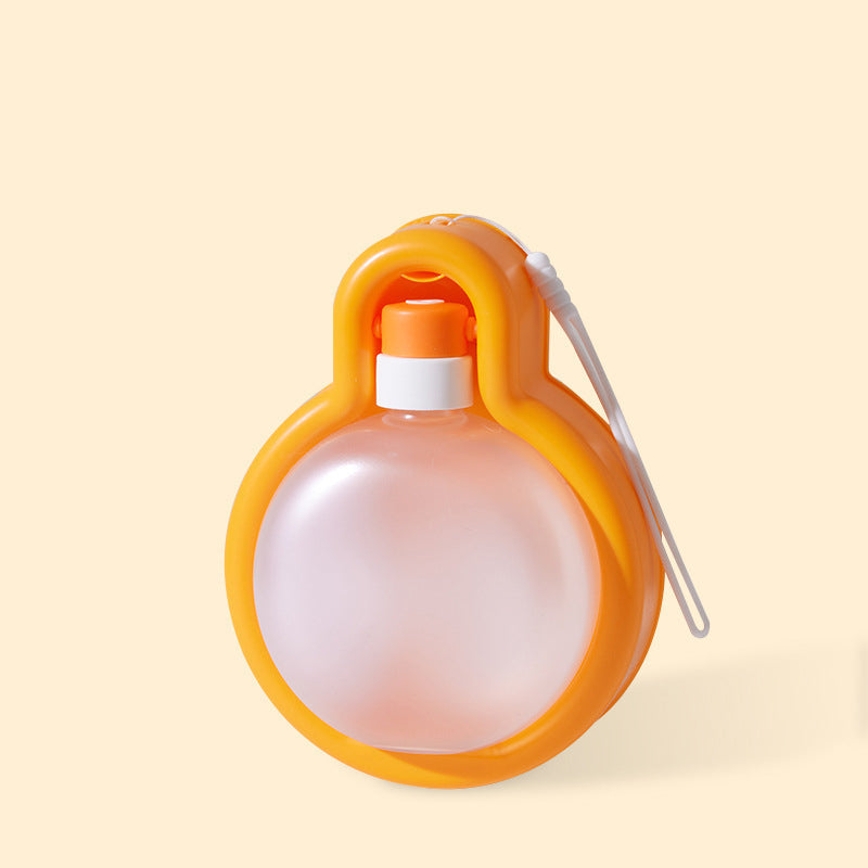 KFX-4414653 Portable Pet Water Bottle with Integrated Bowl for Dogs - Large Capacity Leak-Proof Design