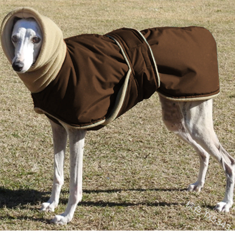 KFX-4417341 Warm Cotton Pet Apparel - Waterproof, Soft, and Comfortable for Autumn/Winter - Available in Red, Black, Green, Sizes S-5XL