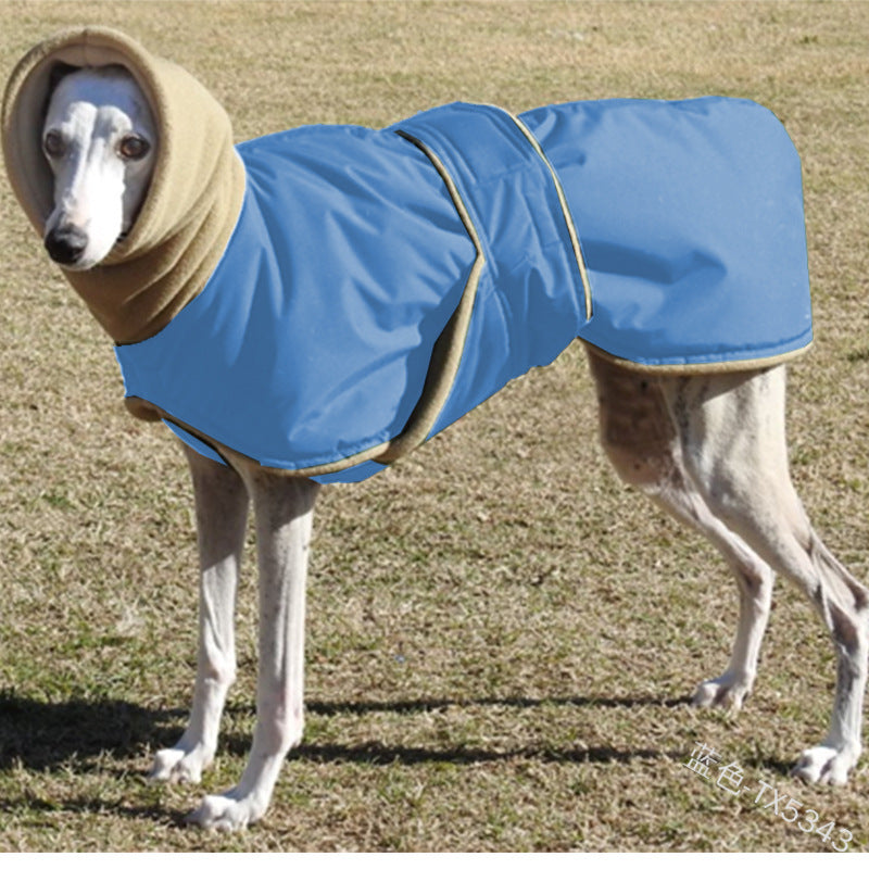KFX-4417341 Warm Cotton Pet Apparel - Waterproof, Soft, and Comfortable for Autumn/Winter - Available in Red, Black, Green, Sizes S-5XL