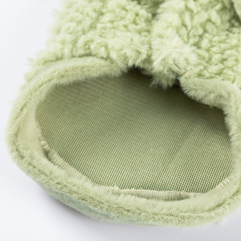 KFX-4417725 Fleece Vest for Small and Medium Dogs - Sleeveless Warm Pet Clothing in Soft Green and Neutral Beige