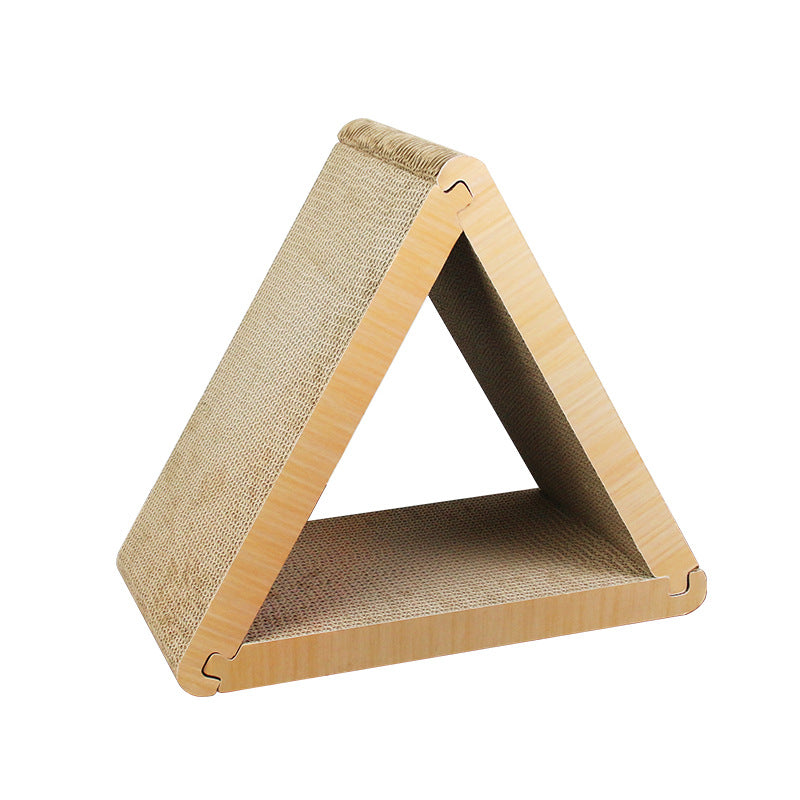 KFX-4419133 Geometric Triangle Cat Scratch Board - Corrugated Paper, 45x23x40cm