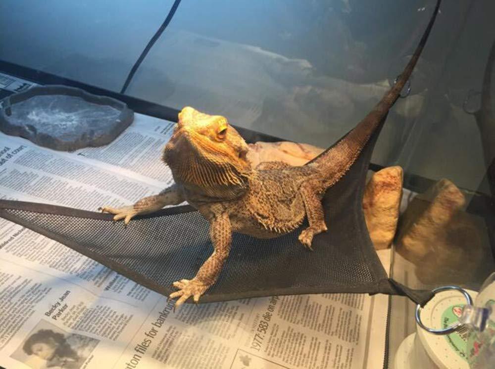KFX-4420541 Reptile Hammock for Lizards and Snakes - Versatile Sucker Design, Set of 2