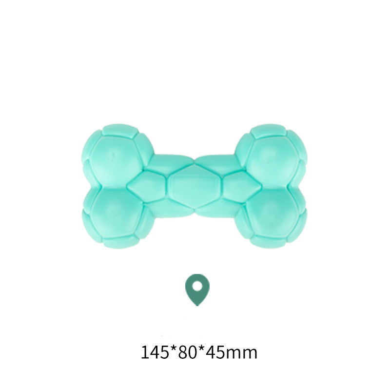 KFX-4423741 Floating Water-Resistant Sound Toy for Pets - Bite-Resistant Blow Molding Vocal Bones in Various Colors