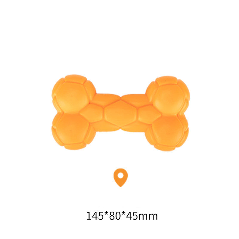KFX-4423741 Floating Water-Resistant Sound Toy for Pets - Bite-Resistant Blow Molding Vocal Bones in Various Colors