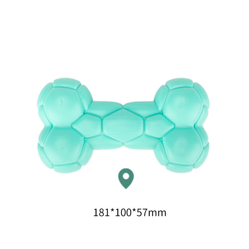 KFX-4423741 Floating Water-Resistant Sound Toy for Pets - Bite-Resistant Blow Molding Vocal Bones in Various Colors