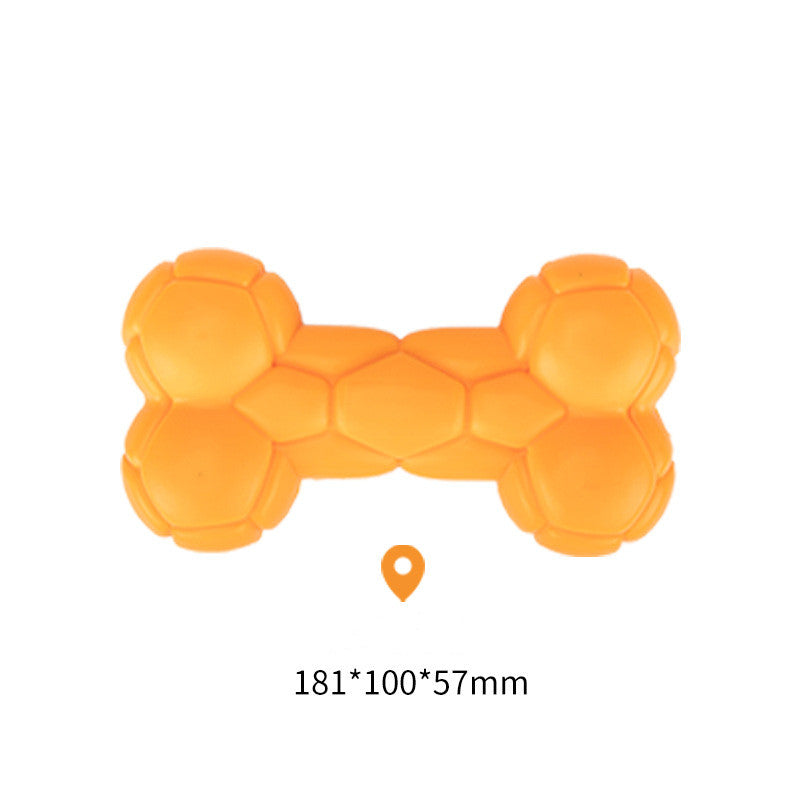 KFX-4423741 Floating Water-Resistant Sound Toy for Pets - Bite-Resistant Blow Molding Vocal Bones in Various Colors