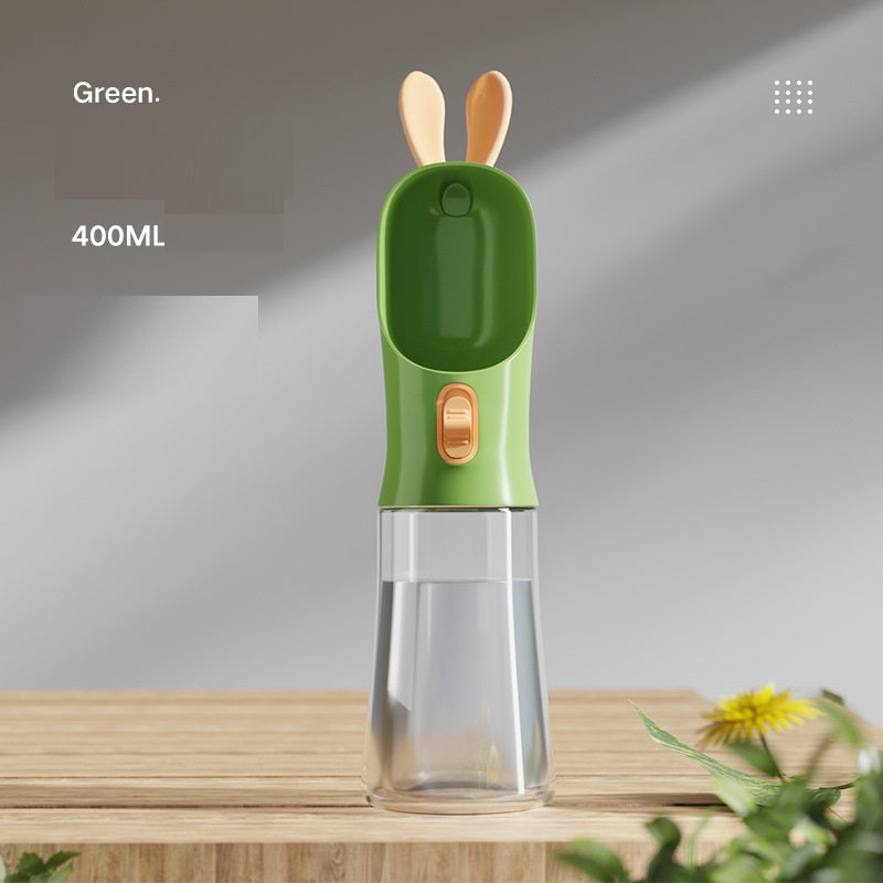 KFX-4424765 Portable Pet Feeding and Water Cup - 400ml Capacity, Multi-Color Options