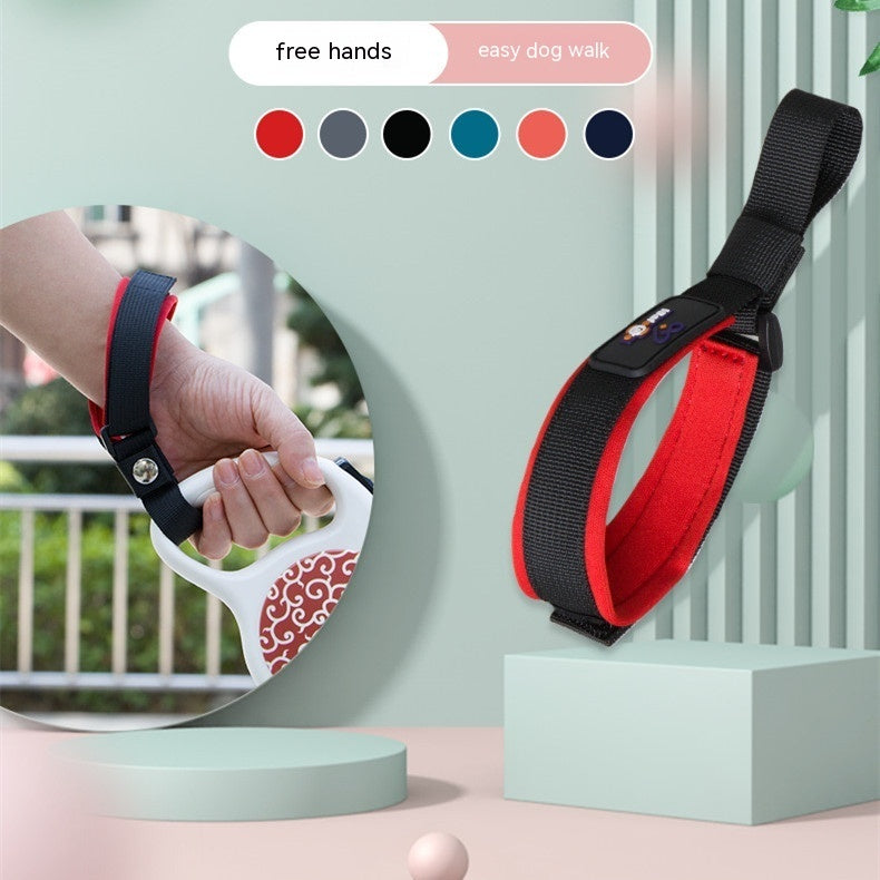 KFX-4428477 Hands-Free Dog Leash with Wrist Strap for Easy Walking, Multiple Color Options Available