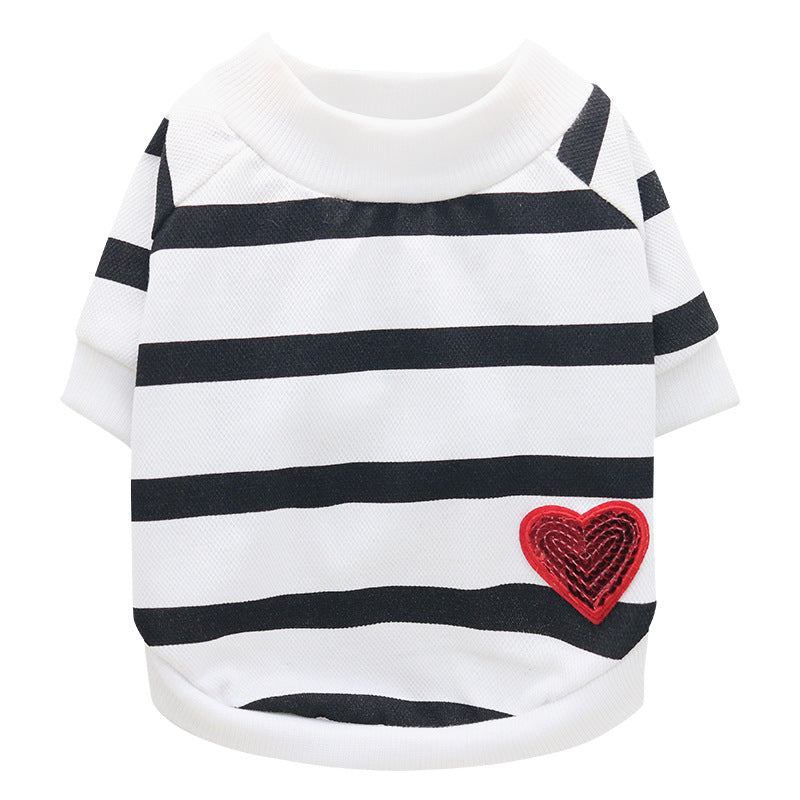 KFX-4428861 Casual Cloth T-Shirt for Puppies - Summer Style, Universal Fit