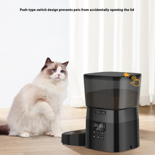 KFX-4429501 Automatic Pet Feeder with 2L Capacity and Stainless Steel Bowl