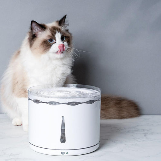 KFX-4430525 Automatic Pet Drinking Fountain with Five-layer Filter, 2.2L Capacity for Cats and Dogs