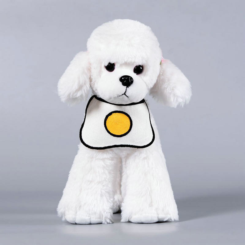 KFX-4432061 Casual Cartoon Pet Bib with Machine Cotton and Embroidery for General Use