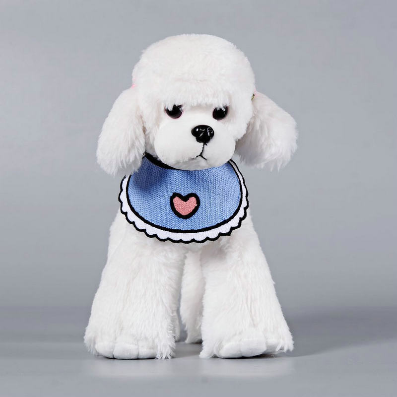 KFX-4432061 Casual Cartoon Pet Bib with Machine Cotton and Embroidery for General Use