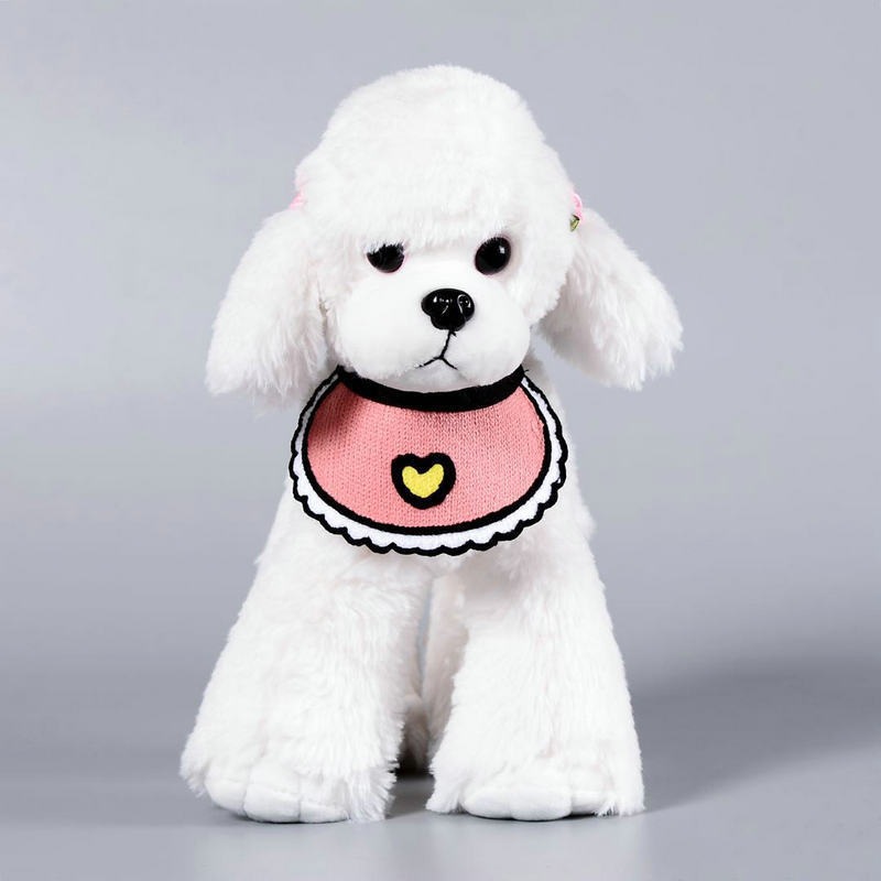 KFX-4432061 Casual Cartoon Pet Bib with Machine Cotton and Embroidery for General Use